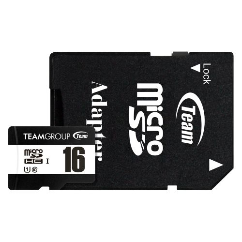 Team 16GB MicroSDHC UHS-I Card - 80MB/s, Waterproof, Class 10 Team 16GB MicroSDHC UHS-I Card - 80MB/s, Waterproof, Class 10